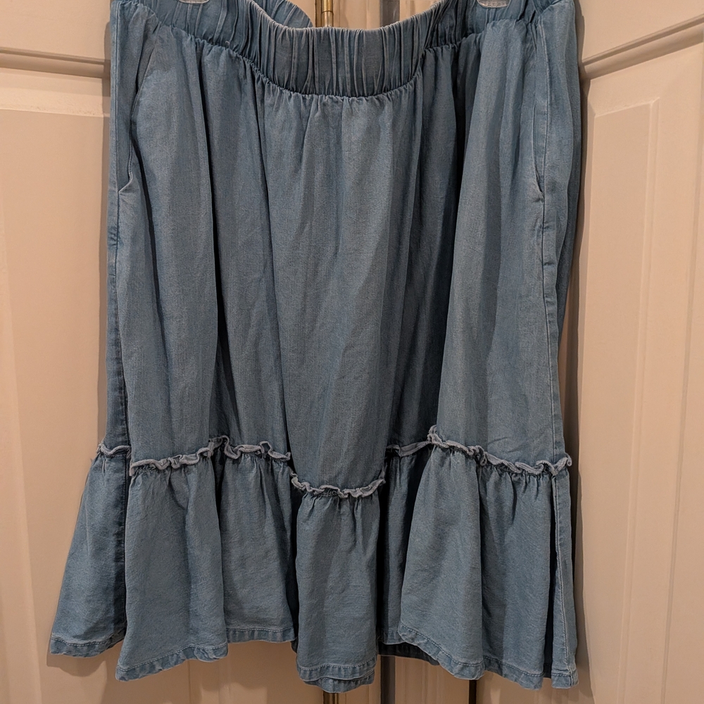 Denim Blue Women's Skirt